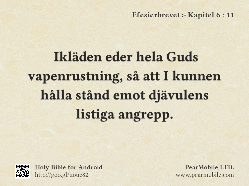 Efesierbrevet, Kapitel 6:11
